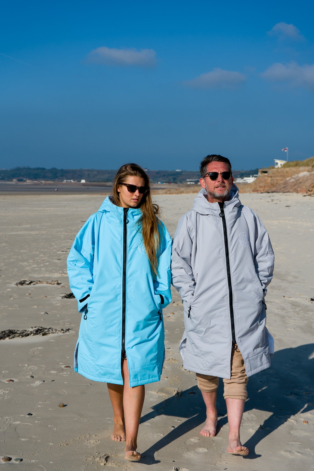 Advanced Loose n' Lazy Robe - Grey/White (reflective)