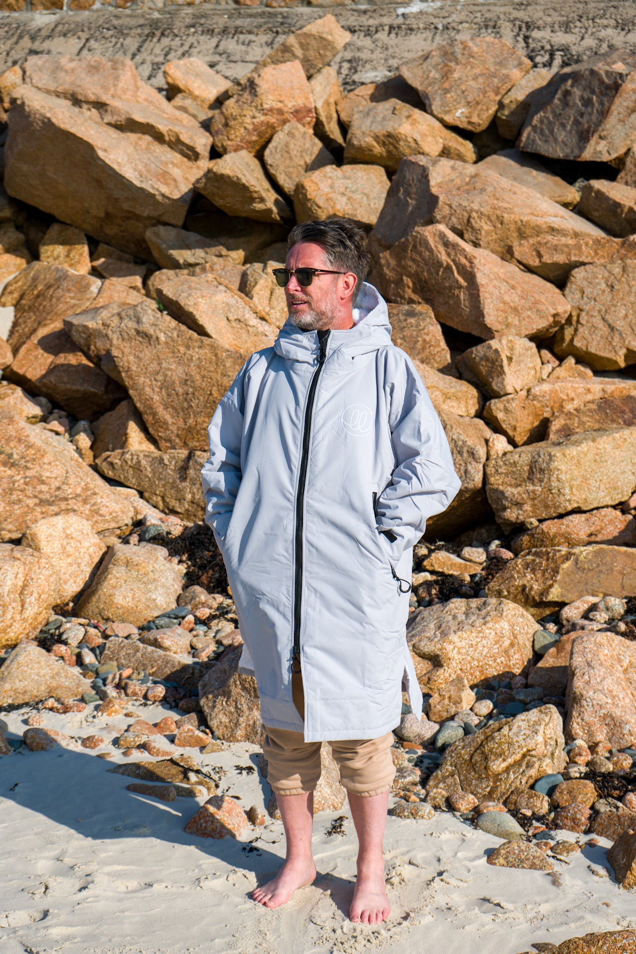 Advanced Loose n' Lazy Robe - Grey/White (reflective)