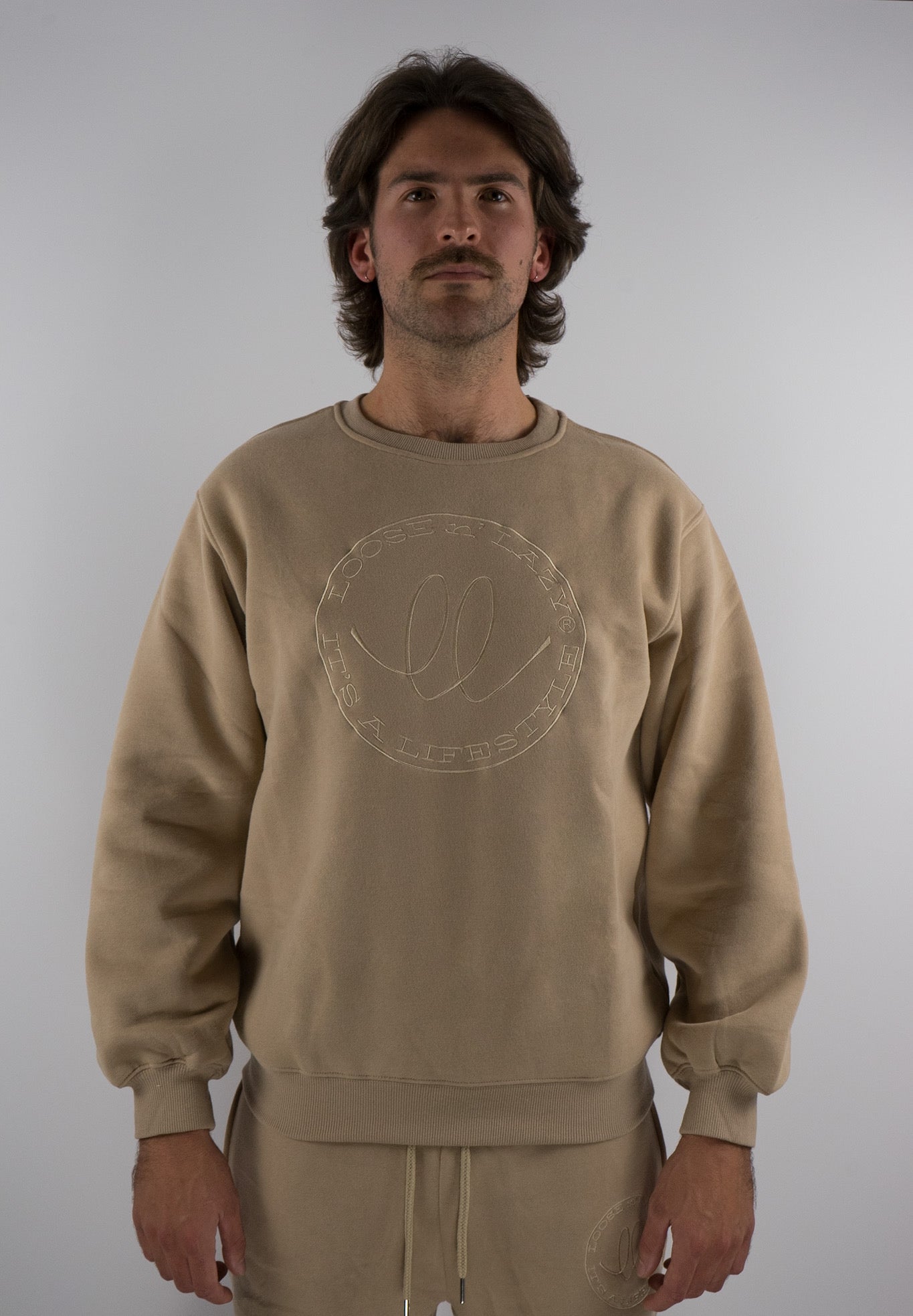 beige sweater jumper, unisex, sustainably made
