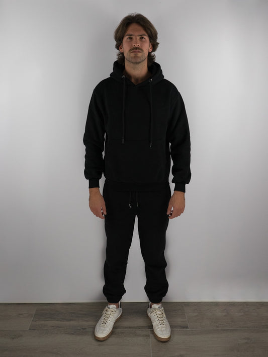 black unisex joggers sweatpants, sustainable tracksuit