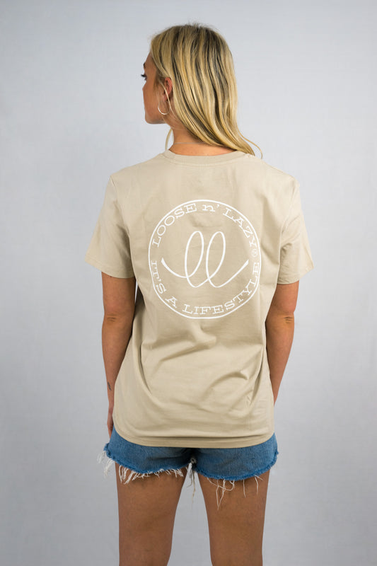 Unisex Logo T-Shirt - Desert dust