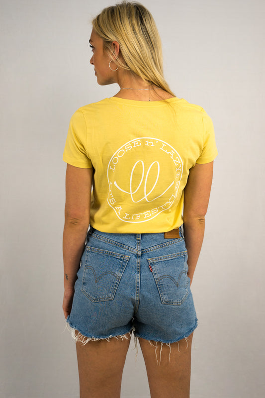Women's Fitted Logo T-Shirt - Jojoba