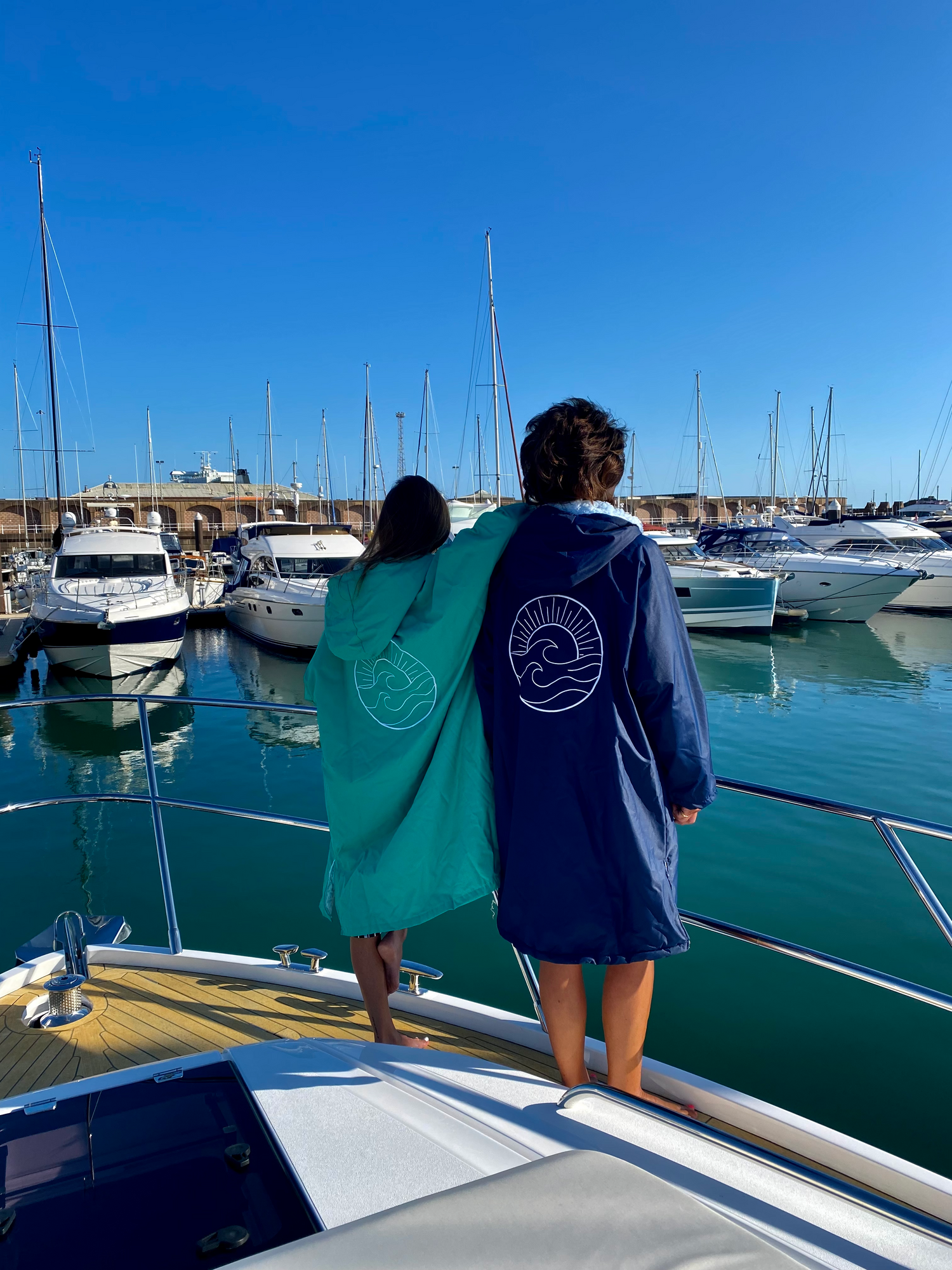 waterproof and windproof changing robes. 