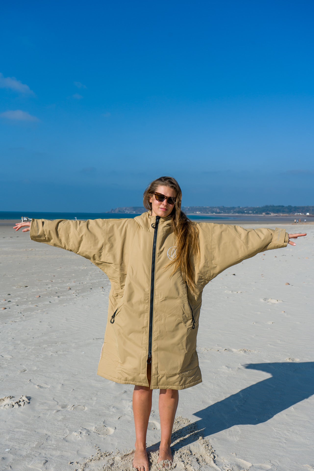 Advanced Loose n' Lazy Robe - Ecru (reflective)