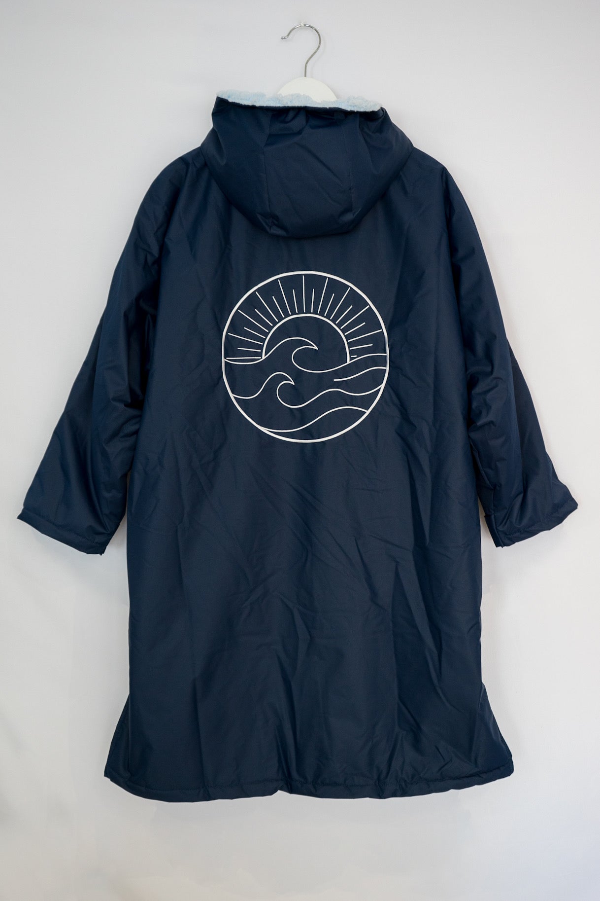 New Loose n' Lazy Changing Robe - Navy Blue/Sky Blue