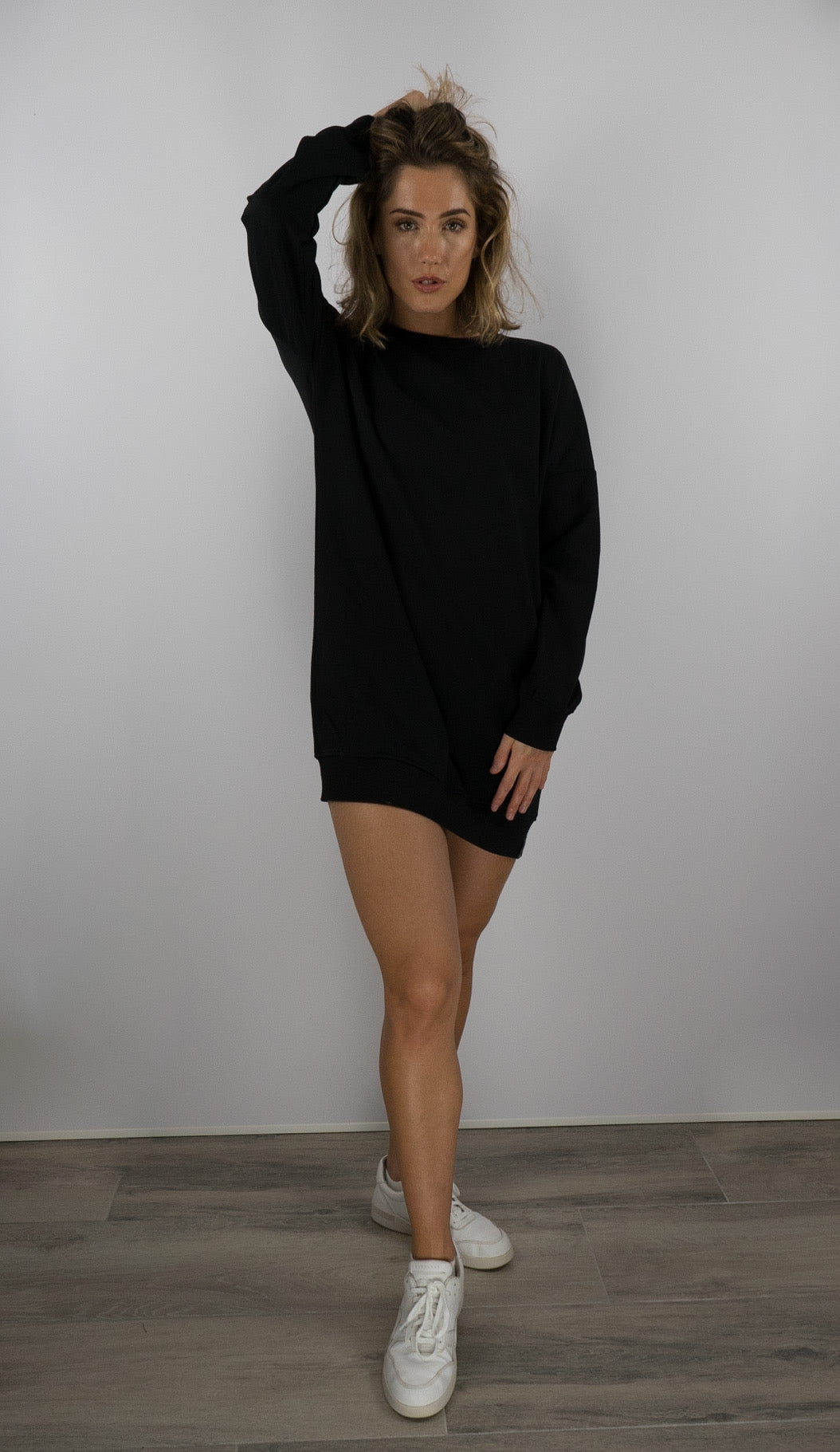 Sweater Dress - Midnight Black