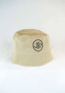 bucket hat, stone and neutral colour, unisex hat, sustainably made