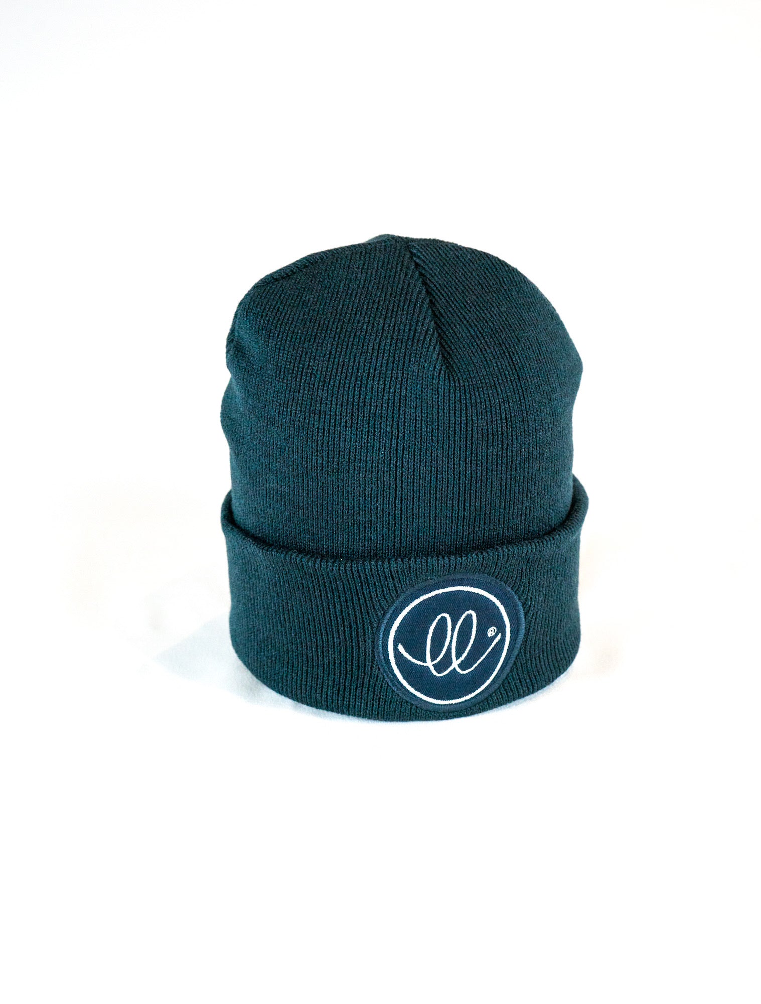 navy blue and unisex beanie hat. sustainably made.